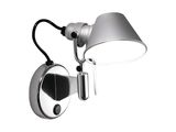 an image of a wall mounted light with a lamp on top of it