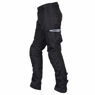a picture of a pair of black pants on a white background
