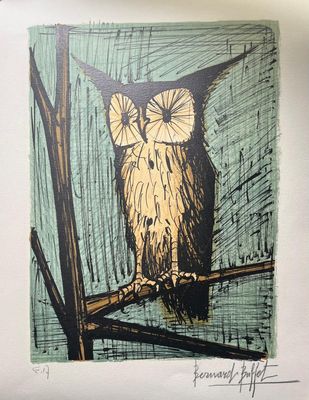 Bernard Buffet 1928-1999 Rare lithographie en couleurs intit…