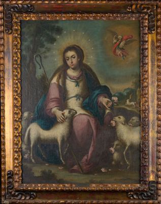 Alonso Miguel de Tobar, École Espagnole "Santa Maria" HST, n…