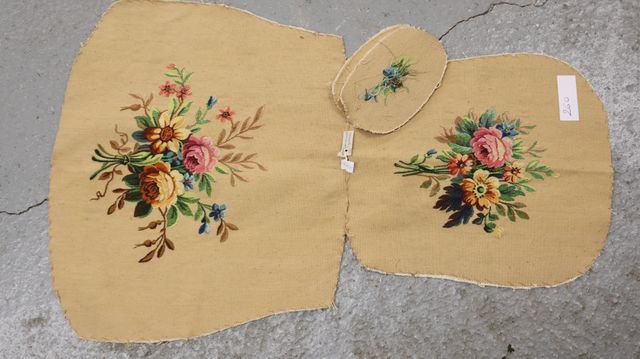 Tapisserie d'Aubusson - Un fauteuil - Dossier : 50 X 49 Assise : ...