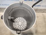 an image of a machine with a strainer attached to it ' s side