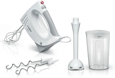 an image of a mixer and a blender on a white background
