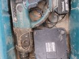 a blue box with tools in it that are inside of it