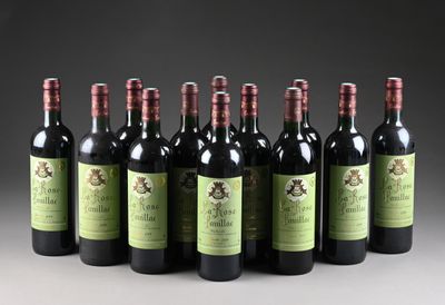 six bouteilles de vin alignées sur une table