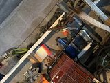 a small cart that is sitting in the garage