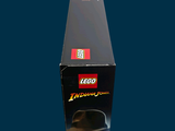 a black box with a lego indiana jones logo on it
