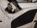 a picture of a car door with a broken handle