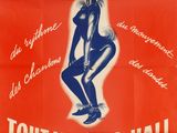 Tout le Music Hall « Princesse Tam Tam » - Affiche de cinéma 11 x 17 - Style français A