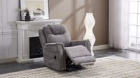 2 x Fauteuil releveur 2 moteurs Gris :