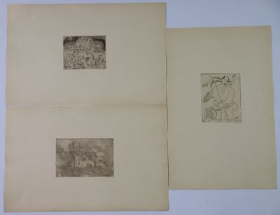 Floris JESPERS (1889-1965) À la chasse Homme à cheval Repos …