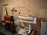 an image of a sewing machine in a small room