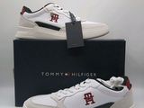 Chaussures Tommy Hilfiger pour homme, blanches / rouges