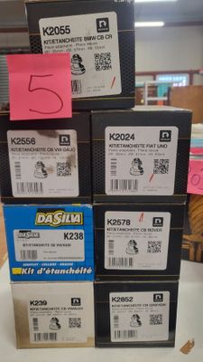 7 soufflets de cardans adaptables DASILVA pour véhicules AUD…