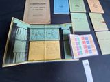 a lot of books that are on a table