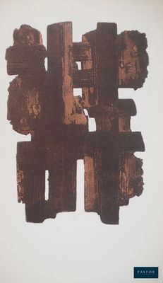 une image représentant une œuvre d'art de couleur marron sur un fond blanc