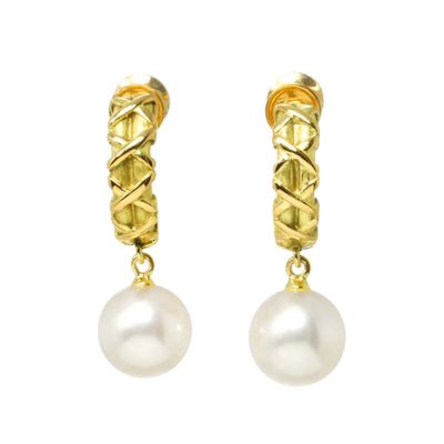 Tasaki Modèle : Boucles d’oreilles Akoya