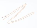 a gold necklace with a chain that is attached to it