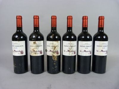 * 6 Bouteilles Château la Fleur de Morange, " Cuvée La March…