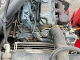 a close up of the engine of a vehicle