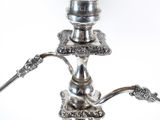 an image of a silver candle holder on a white background