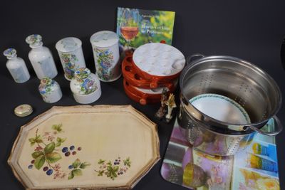 a lot of items that are sitting on a table