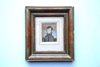 Portrait de N.Pierre Pallier ( 1767-1816), officier du 1er E…