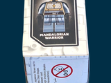 a box that has a lego star wars figure in it