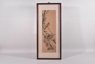 Oiseau branché. École du XXe siècle