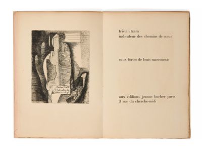 un livre ouvert sur lequel figure le dessin d'un homme assis sur une chaise