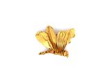 broche papillon plaquée or jaune