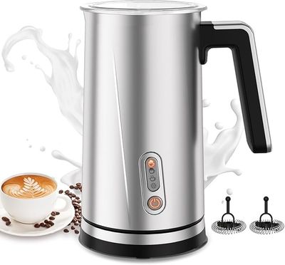 2.520//Mousseur à lait électrique 4 en 1 : mousseur à lait e…