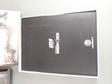 a black box with a picture of a man on it