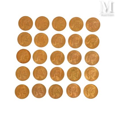 a lot of coins that are on a white surface