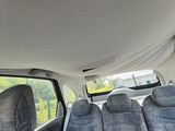 four seats in the back of a car with a view of trees