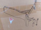 a drawing of a hospital bed on a cardboard box