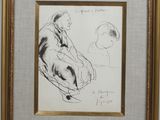 l'image d'un dessin représentant un homme assis sur une chaise