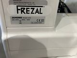 a freezer that is sitting on top of a counter