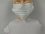 a mannequin head with a mask on it ' s head