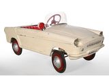 a toy car that is sitting on a white surface