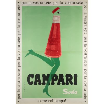 Campari Soda' [La bouteille qui coule]