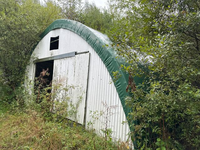 Tunnel structure acier galvanisé non scellées, 24x8 mètres enviro...