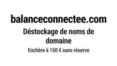 Nom de domaine balanceconnectee.