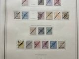 an old picture of a sheet of stamps with the names of different countries