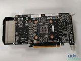 a close up of a video card on a white surface