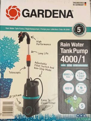 Pompe pour réservoir d'eau de pluie Gardena 4000 / 7