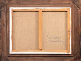 an image of a painting of a window with a message on it