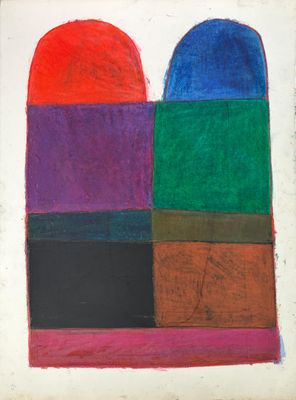 une image représentant une peinture d'une paire de mitaines sur fond blanc