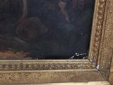 a picture of a painting of a man with a beard