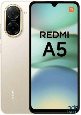 Smartphone Redmi A5 : 5 Go de RAM, 64 Go de stockage, double SIM, 4G